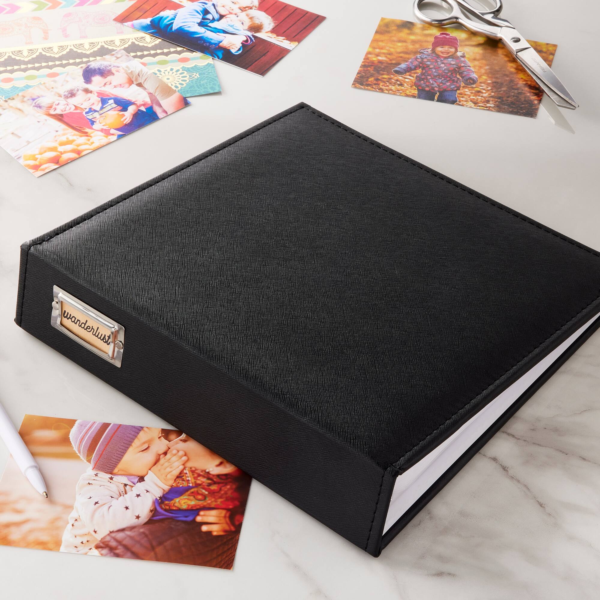 8 Pack: Black D-Ring Scrapbook Album by Recollections™